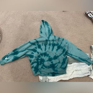 blue tie dye pacsun hoodie. Only worn a few times